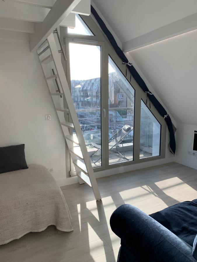 Blue bay studio terrasse Deauville Exterior foto